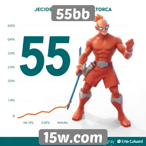 Estatísticas de crescimento do 55bb no mercado de jogos
